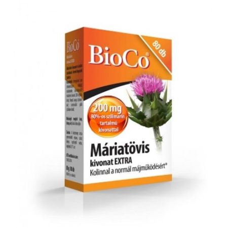 BIOCO MÁRIATÖVIS KIVONAT 200MG 80X