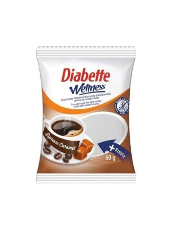 DIBETTE ESPRESSO CARAMEL CUKORKA 60G cukorka