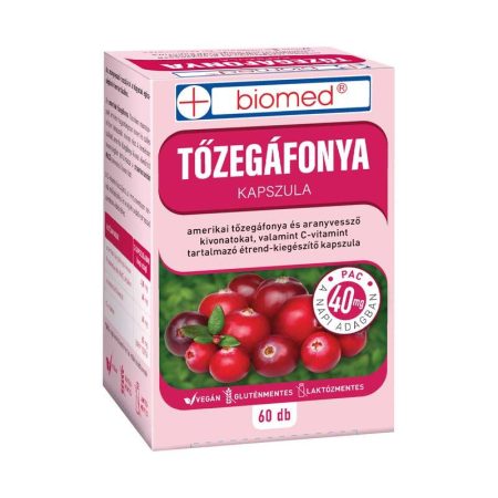 BIOMED Tőzegáfonya kapszulák