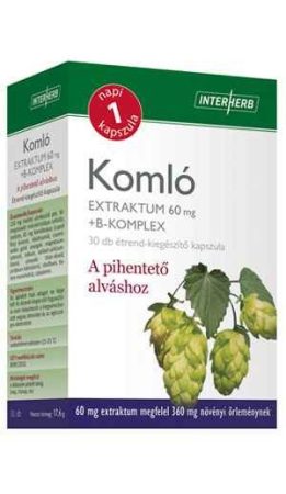 KOMLÓ+B-KOMPLEX kapszulák - egészséges életmód támogatása
