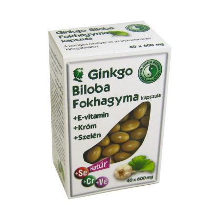 Gingko Biloba+fokhagyma kapsz.40x