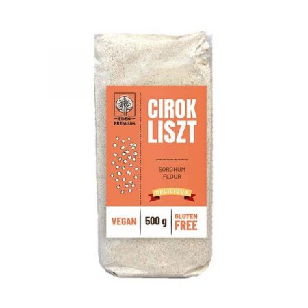 ÉDEN cirokliszt GM.500G termékcsomagolás