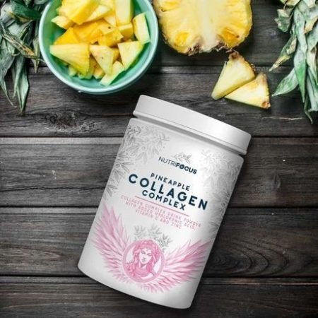 Collagen Complex Pineapple 300g Nutrifocus - bio kollagén por ananász ízzel