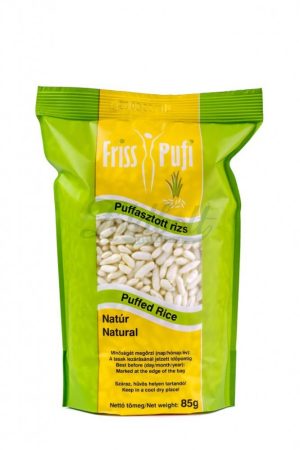 FrissPufi Puffasztott rizs 85g - Bio puffasztott rizs snack