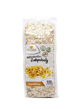 LOVE DIET GM ZABPEHELY 400G - bio, gluténmentes zabpehely