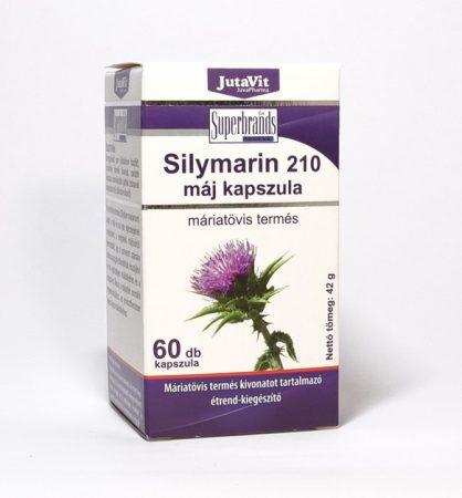 JUTAVIT SILYMARIN 210 MÁJ KAPSZ.60X