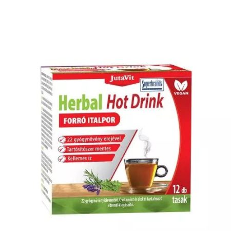 JUTAVIT HERBAL HOT DRINK 12X bio forró ital